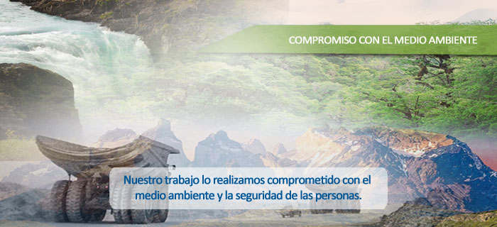 Nuestro trabajo lo realizamos comprometido con el medio ambiente y la seguridad de las personas.